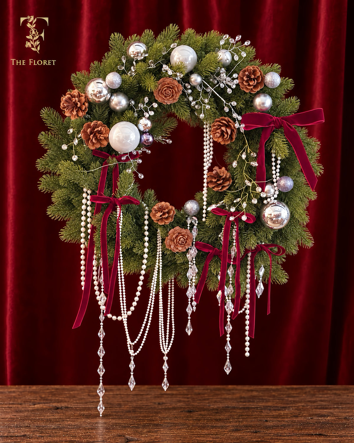 Nordic Frost Xmas Wreath