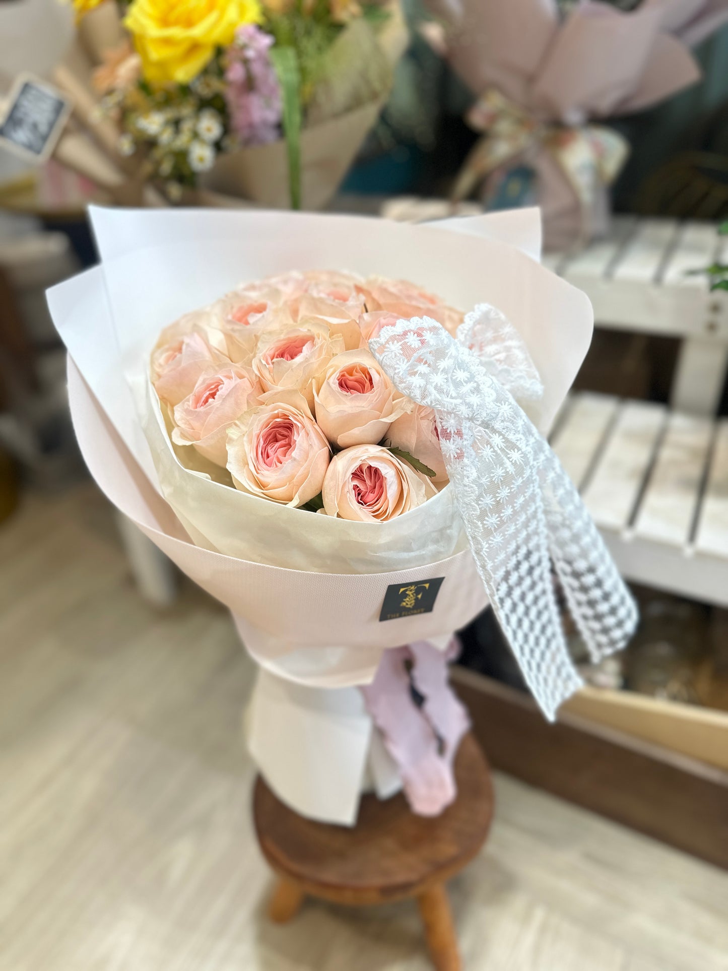 Only Roses Bouquet (with dried flowers or ribbon)